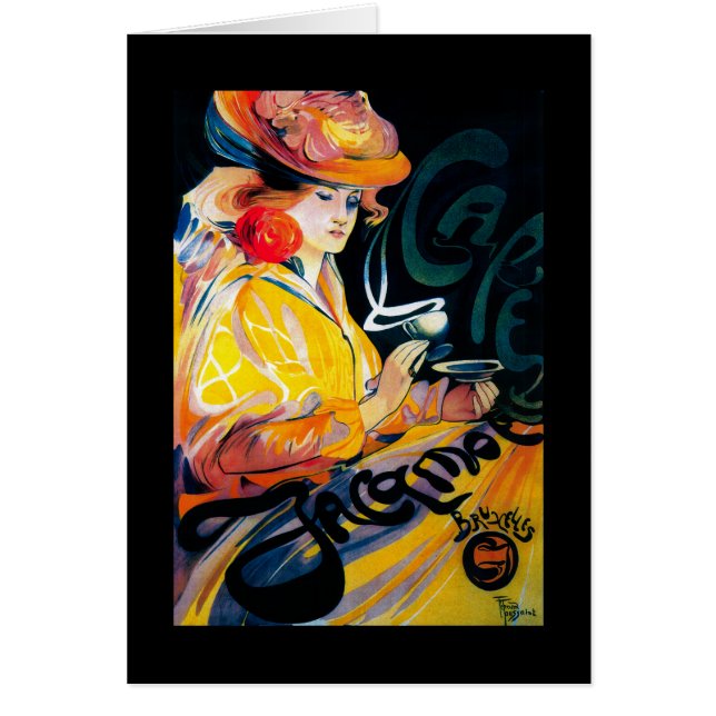 Jacqmotte Caf� Vintage PosterEurope (Front)