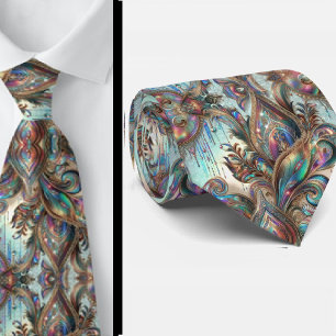 Jacquard Faux Silk Luxury Paisley Gentleman's Tie