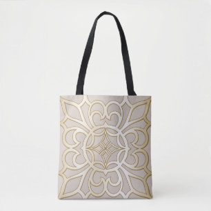 Jacquard Impression Pattern Tote Bag