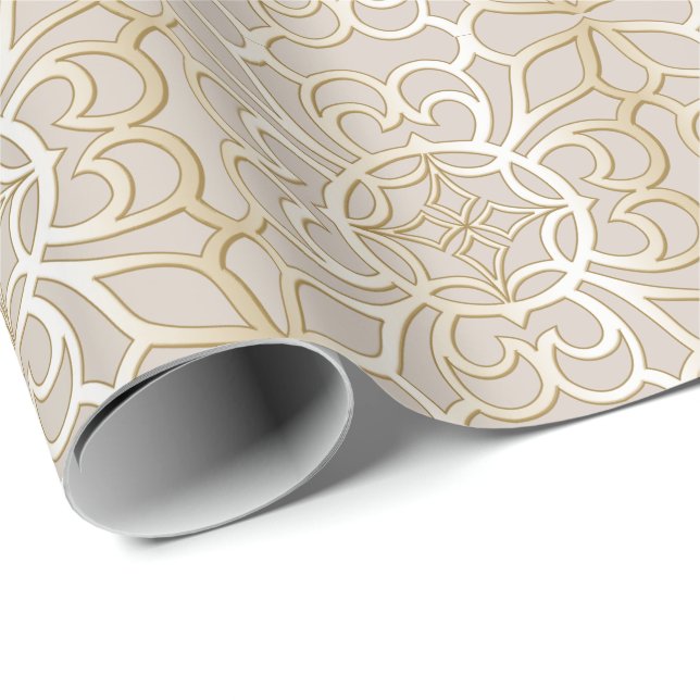 Jacquard Impression Pattern Wrapping Paper (Roll Corner)