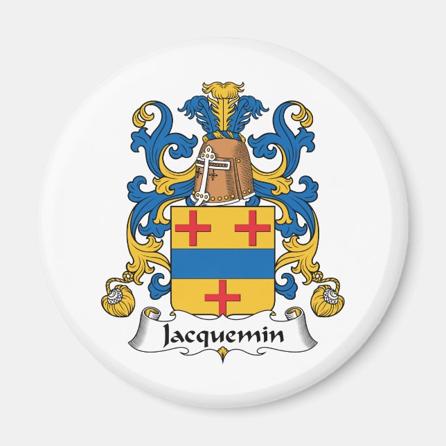 Jacquemin Family Crest Magnet (Front)