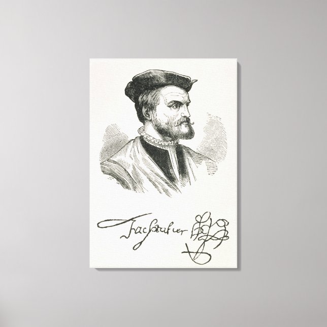 Jacques Cartier Canvas Print (Front)