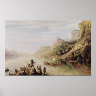 Jacques Cartier Discovering the St. Lawrence Poster