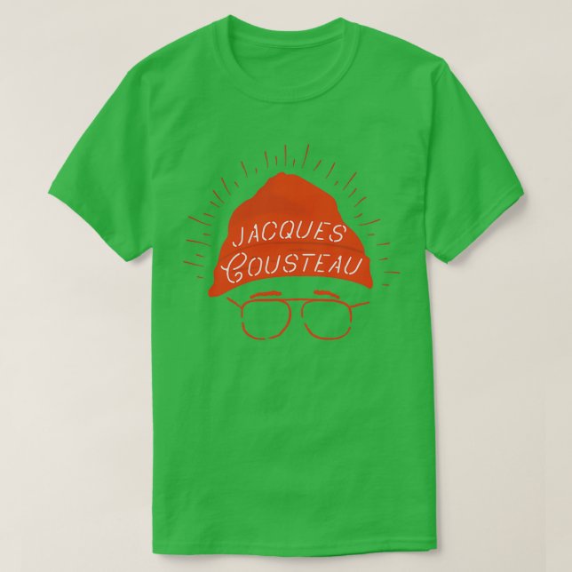 Jacques Cousteau  T-Shirt (Design Front)