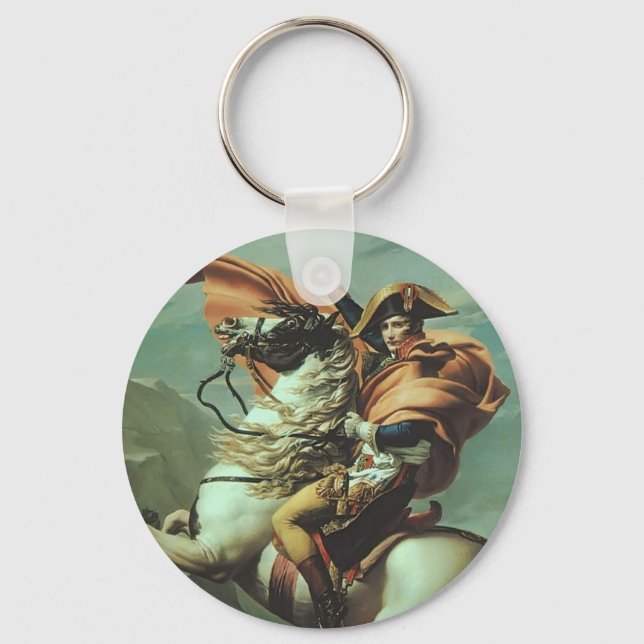 Jacques-David- Napoleon Crossing the Alps Key Ring (Front)