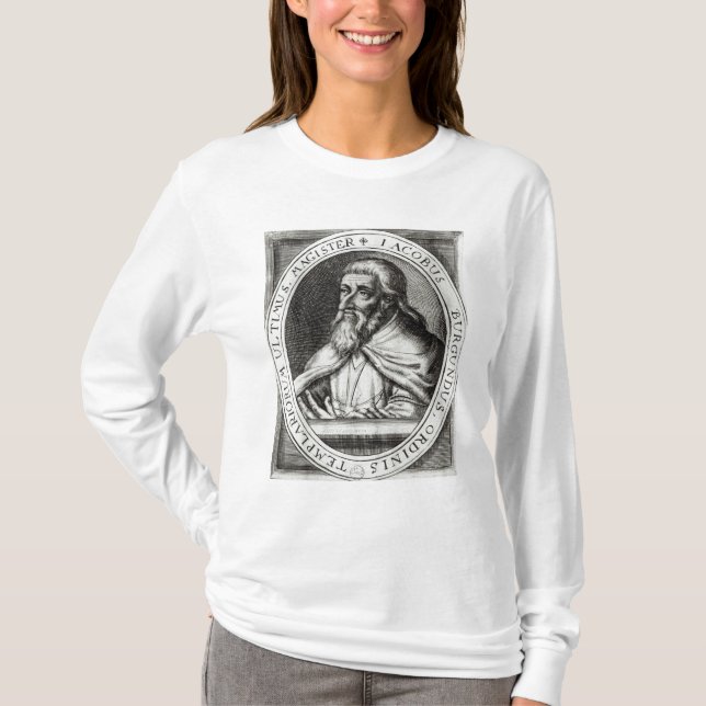 Jacques de Molay  Master of Knights Templars T-Shirt (Front)