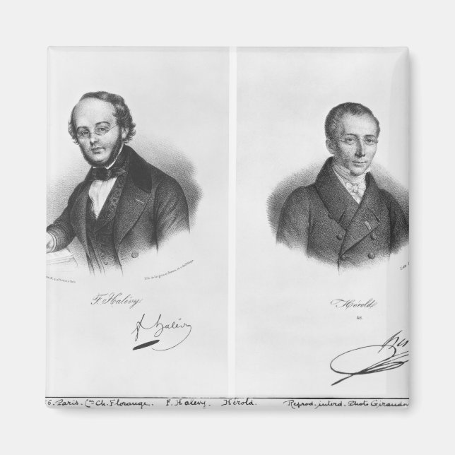 Jacques Fromental Halevy  and Ferdinand Herold Magnet (Front)