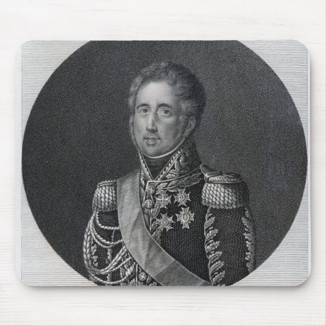 Jacques Law, Marquis de Lauriston Mouse Pad (Front)