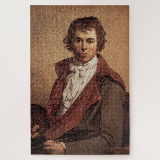Jacques-Louis David: Self-Portrait Jigsaw Puzzle (Vertical)