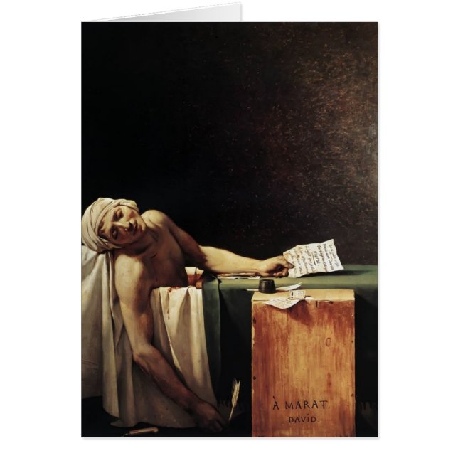 Jacques-Louis David- The Death of Marat (Front)