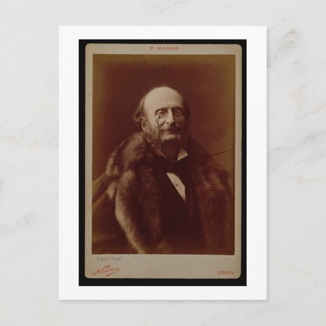 Jacques Offenbach (1819-80), German composer, port Postcard (Front)