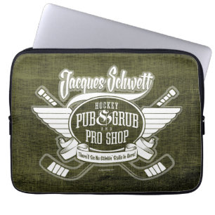 Jacques Schwett Hockey Pro Shop Laptop Sleeve