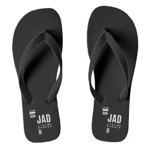 Jad Personalised Name Birthday Gift Jandals