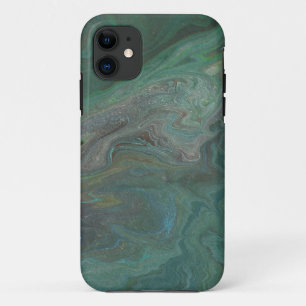 Jade 2 Deep Green Abstract Case-Mate iPhone Case