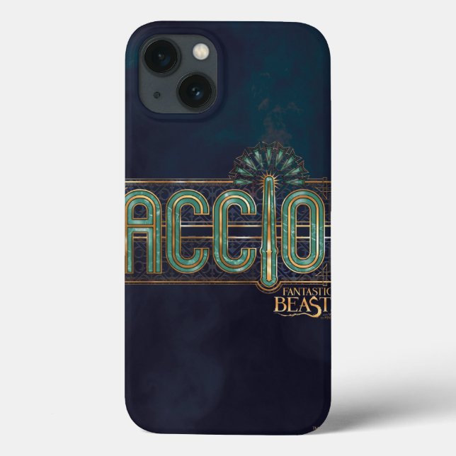 Jade Art Deco ACCIO™ Spell Graphic Case-Mate iPhone Case (Back)