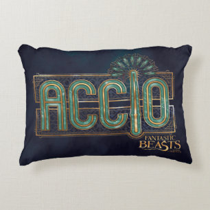 Jade Art Deco ACCIO™ Spell Graphic Decorative Cushion
