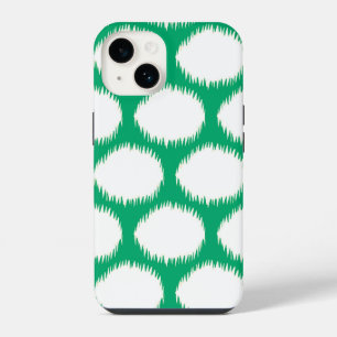 Jade Asian Moods Ikat Dots iPhone 14 Case