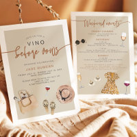 JADE Bohemian Napa Wine Country Bachelorette Invit