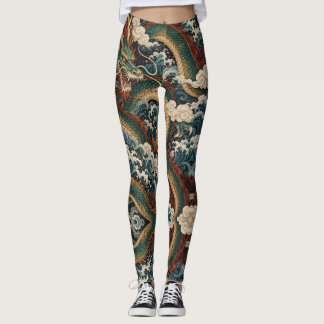Jade Dragon Leggings