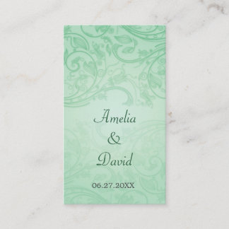 Jade Flourish Special Occasion Placecard