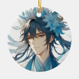 Jade Journeyman Ceramic Tree Decoration