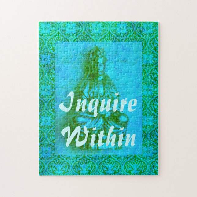 Jade Kwan Yin Jigsaw Puzzle (Vertical)