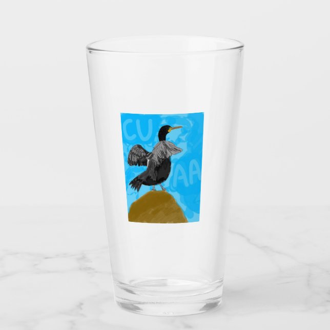 Jade Marin Art Contest Winner Glass (Front)
