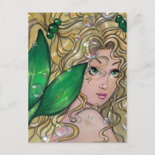 "Jade Mermaid" postcard