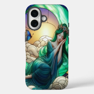 Jade Moon Resting Cell Phone Case