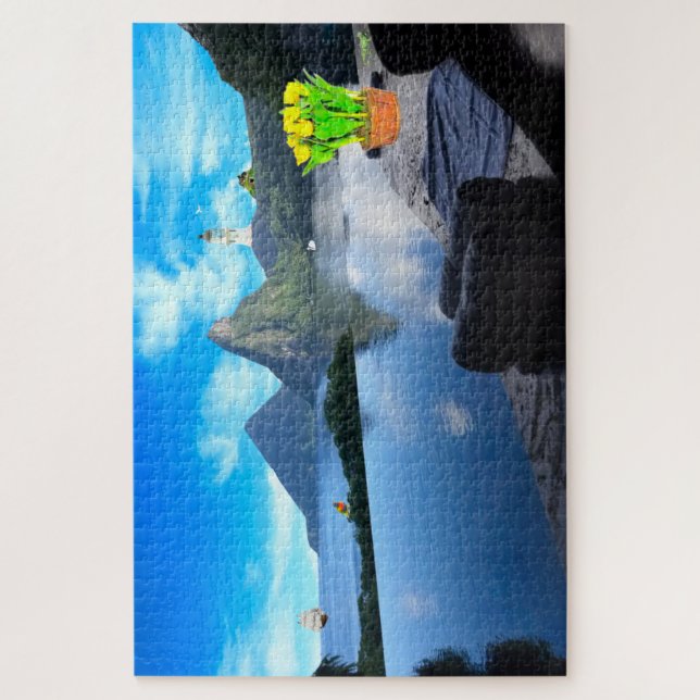 Jade Mountain Resort Jigsaw Puzzle (Vertical)