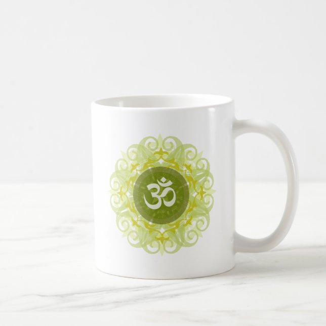 Jade Om Mandala Mug (Right)