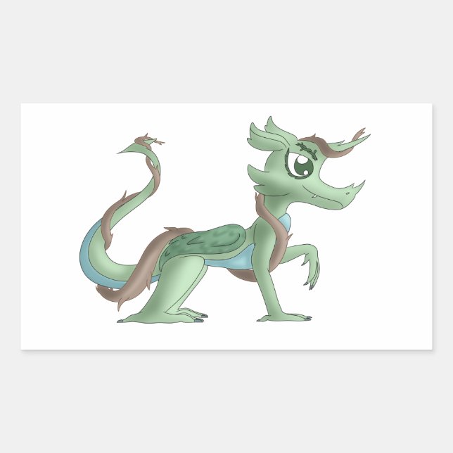 Jade, the Dragon Sticker (Front)