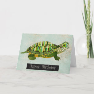 Jade Turtle Birthday Card