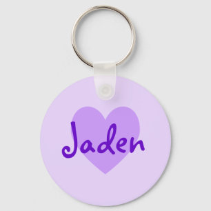 Jaden in Purple Key Ring
