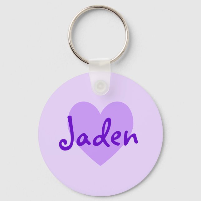 Jaden in Purple Key Ring (Front)
