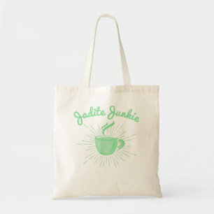 Jadite Junkie - Vintage Jadeite Green Coffee Cup Tote Bag