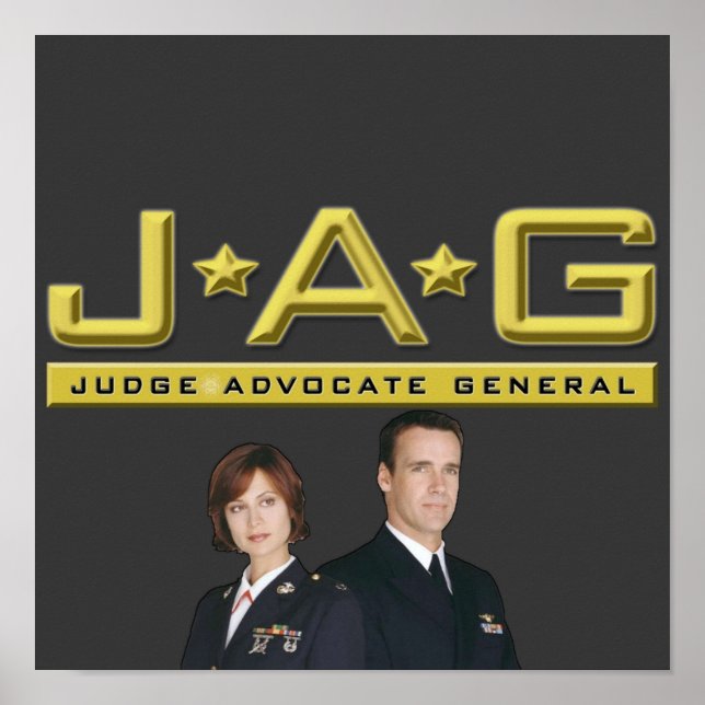 JAG Logo Harm  Mac Poster (Front)