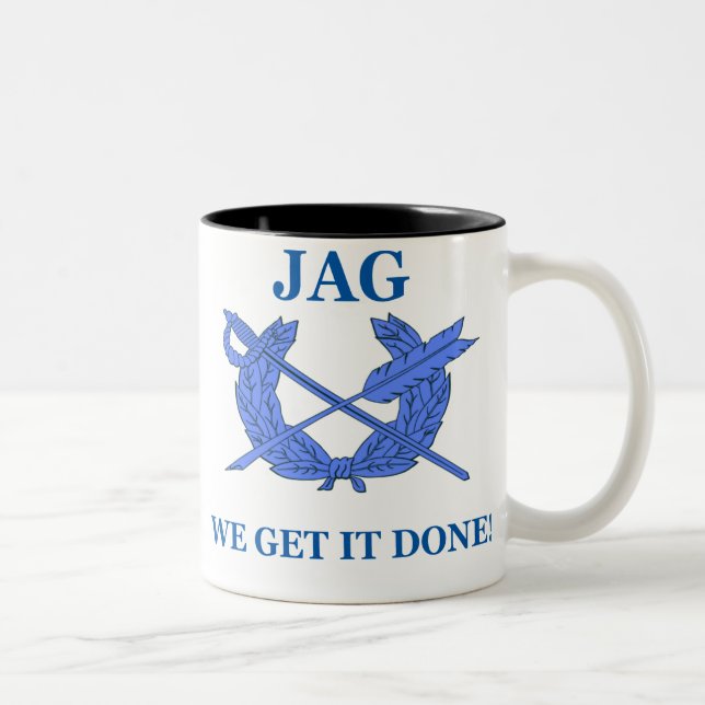 Jag We Get It Done Two-Tone Coffee Mug (Right)