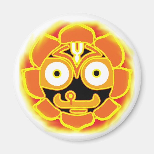 Jagannath Swami Round Magnet (Front)