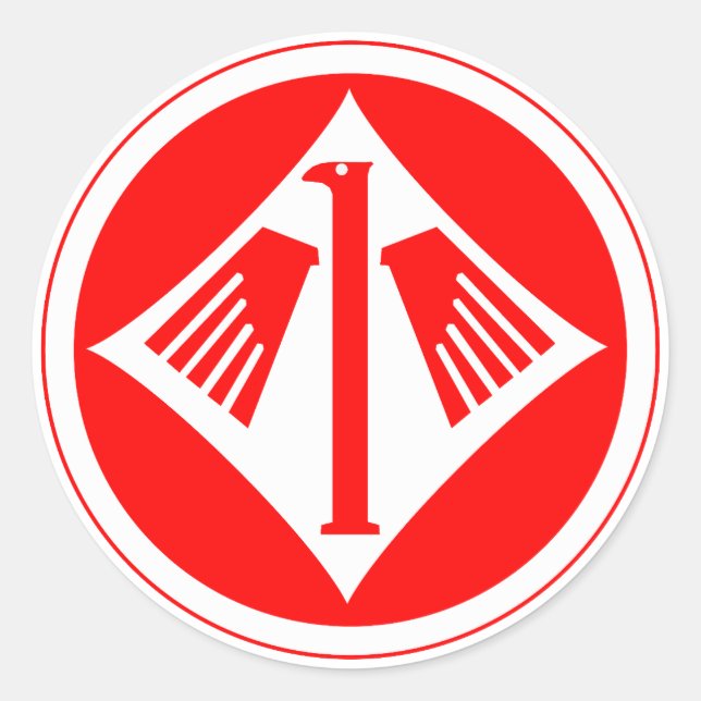 Jagdgeschwader 1 (JG 1) Oesau Insignia Classic Round Sticker (Front)
