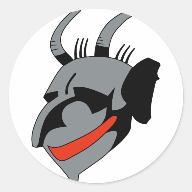 Jagdgeschwader 26 2. Staffel Classic Round Sticker (Front)