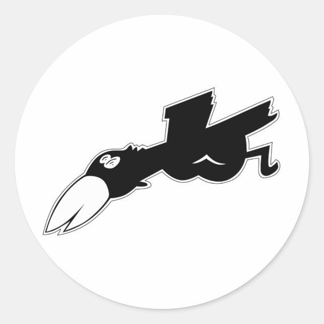 Jagdgeschwader 26 4. Staffel Classic Round Sticker (Front)