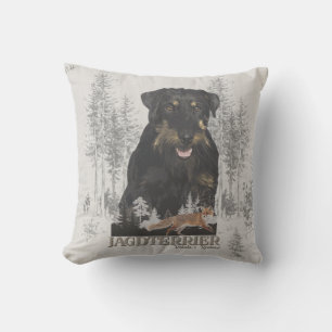 Jagdterrier Dakota v. Renbrad Faux Canvas Print Ac Cushion