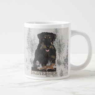 Jagdterrier Dakota v. Renbrad Faux Canvas Print Ac Large Coffee Mug