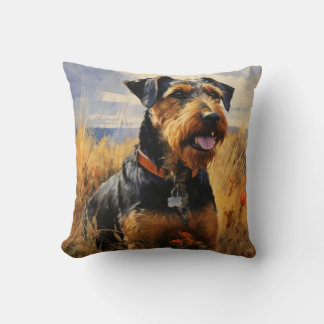 Jagdterrier dog cushion