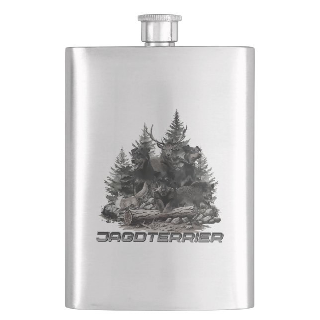 Jagdterrier  hip flask (Front)
