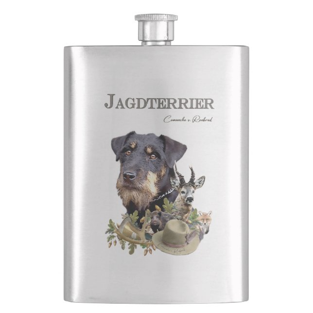 Jagdterrier  hip flask (Front)