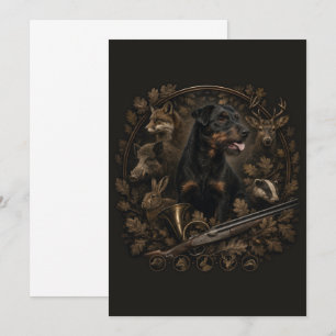 Jagdterrier- Hunting dog Invitation