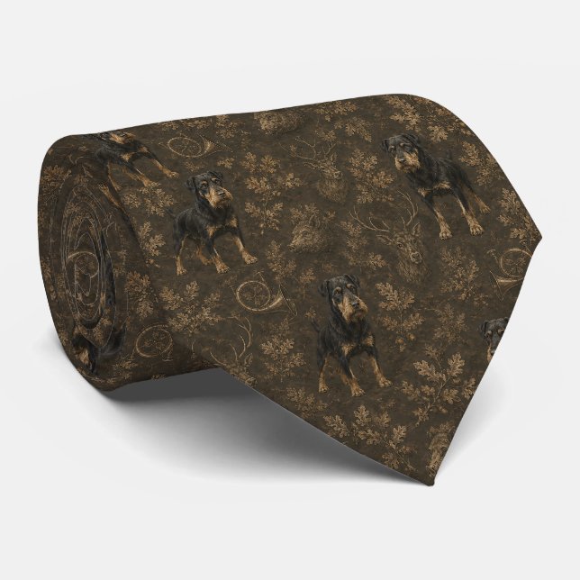 Jagdterrier- Hunting dog  Tie (Rolled)