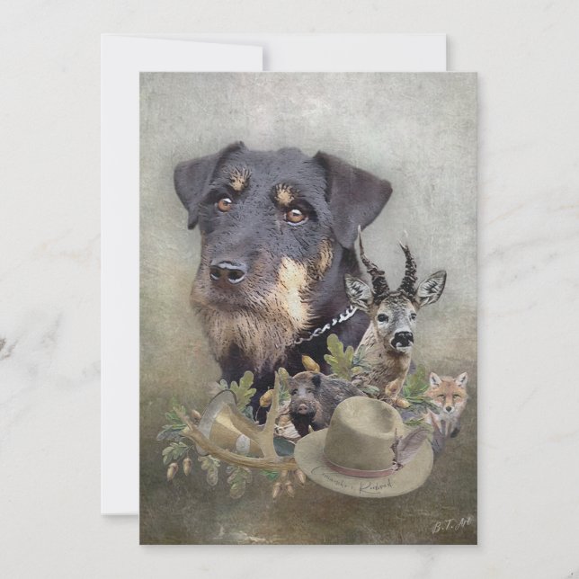 Jagdterrier  invitation (Front)